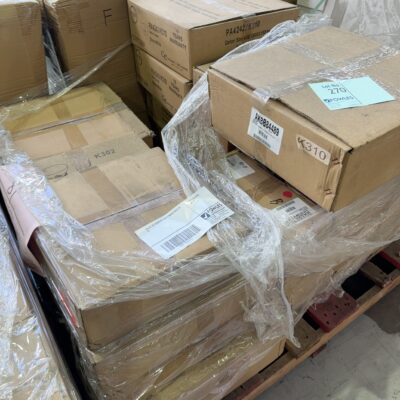 PALLET OF ASSORTED VANITY BOWLS SOLD AS IS