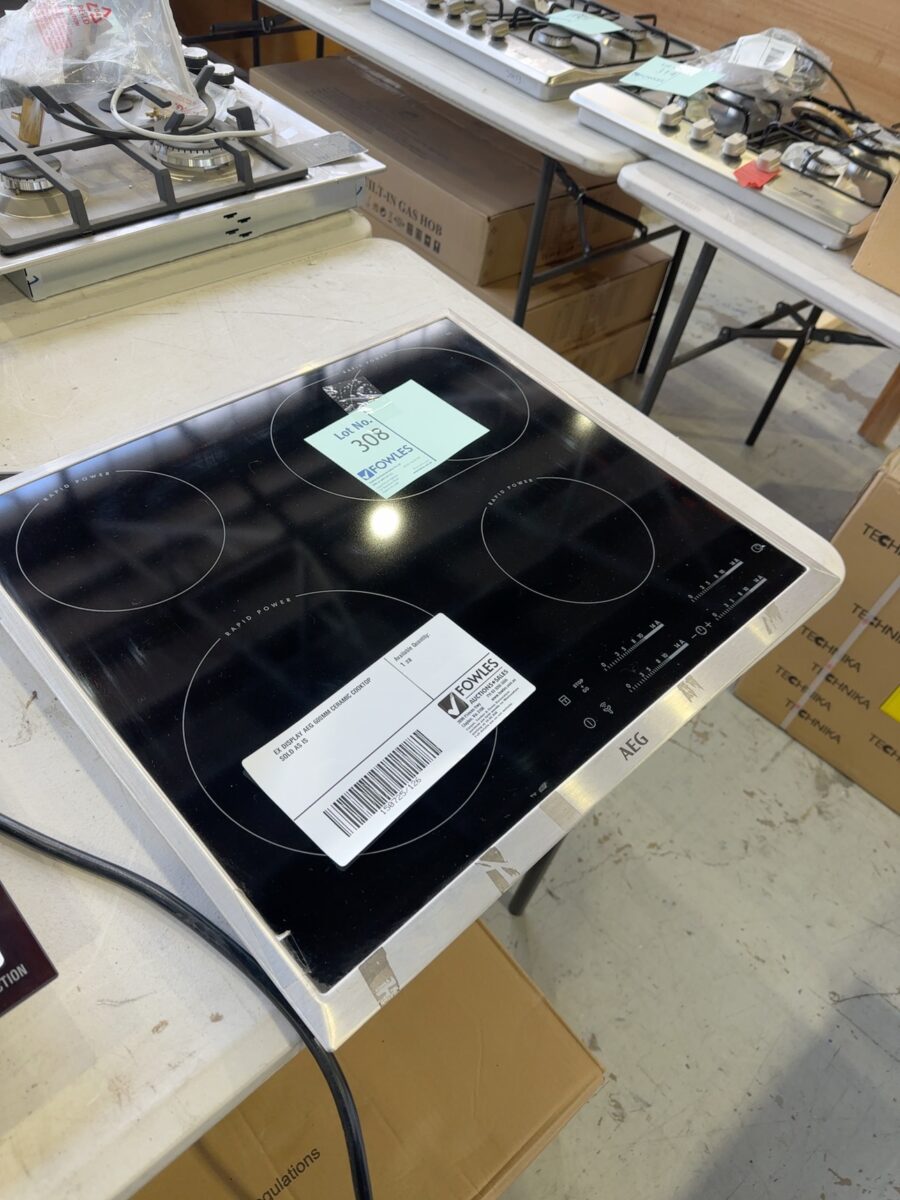 EX DISPLAY AEG 600MM CERAMIC COOKTOP SOLD AS IS