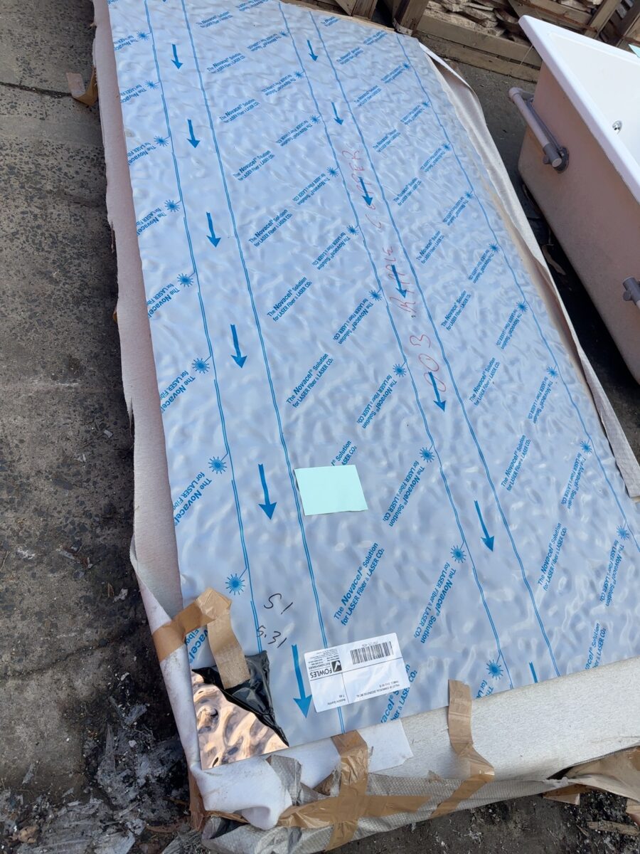 PALLET OF COMMERCIAL DECORATIVE METAL PANELS, SOLD AS IS