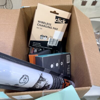 BOX OF ASSORTED IT & PHONE ACCESSORIES #2