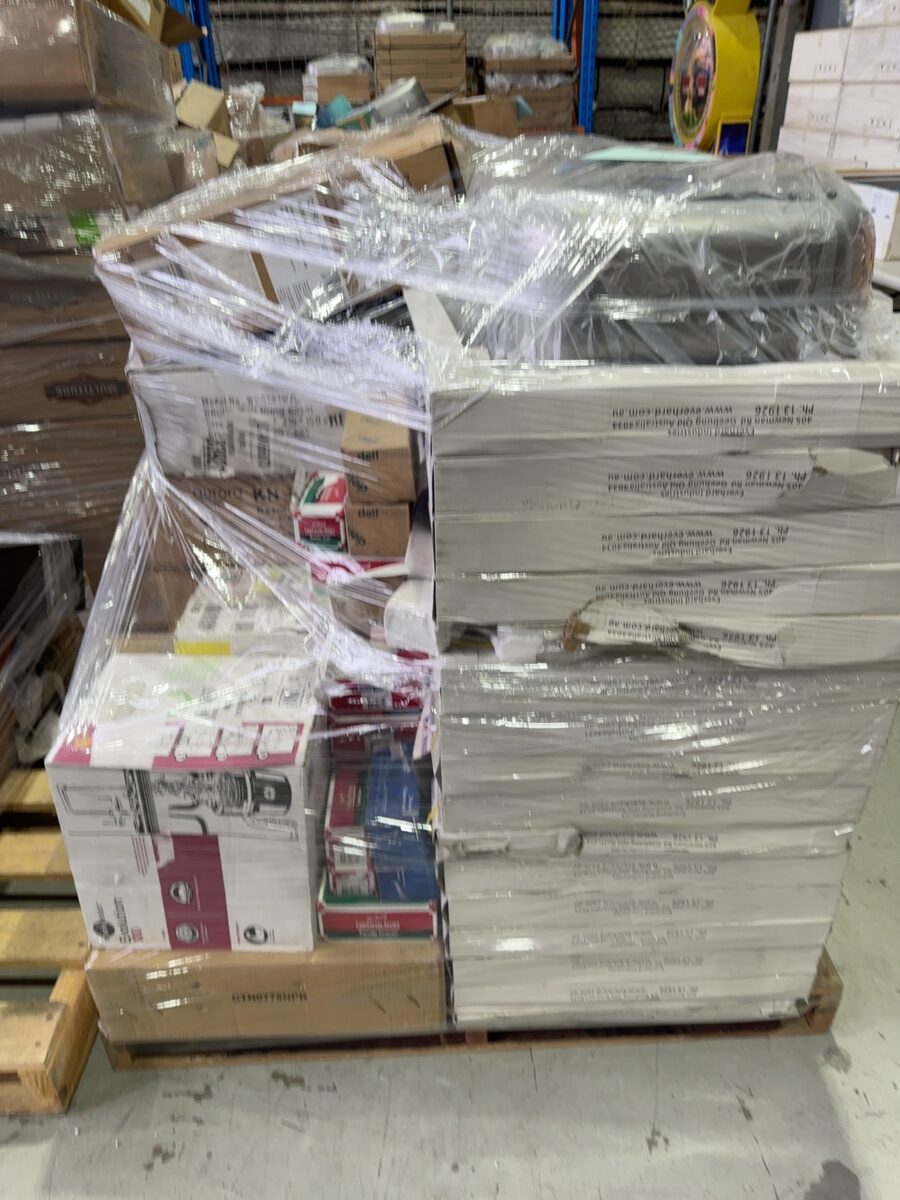 PALLET OF EVERHARD S/STEEL DOUBLE BOWL KITCHEN SINKS, SOLD AS IS