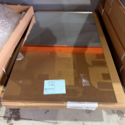 DISCONTINUED PRODUCT - NEW RECTANGLE BACKLIT LED MIRROR, TOUCH SENSOR, ADJUSTABLE LIGHT, 750MM HIGH X 1200MM WIDE, CC12075 RECTANGLE RRP0