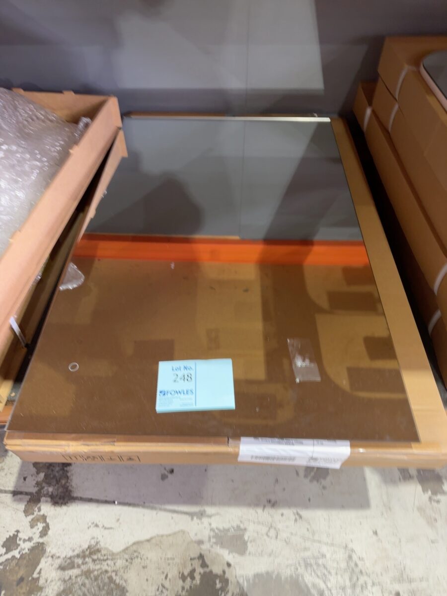 DISCONTINUED PRODUCT - NEW RECTANGLE BACKLIT LED MIRROR, TOUCH SENSOR, ADJUSTABLE LIGHT, 750MM HIGH X 1200MM WIDE, CC12075 RECTANGLE RRP$790