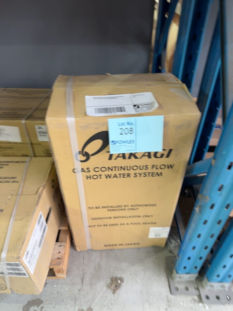 NEW TAKAGI GAS CONTINUOUS HOT WATER SYSTEM SOLD AS IS NO WARRANTY