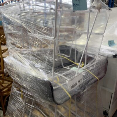 PALLET OF SECONDHAND COMMERCIAL OFFICE BAR STOOLS, SOLD AS IS