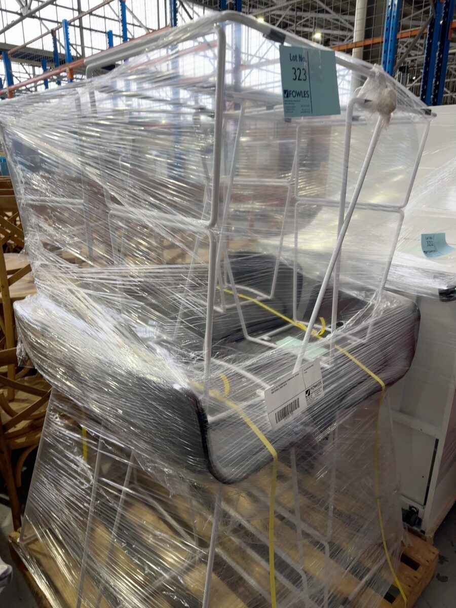 PALLET OF SECONDHAND COMMERCIAL OFFICE BAR STOOLS, SOLD AS IS
