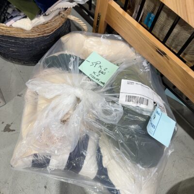 EX STAGING - BAG OF ASSORTED CUSHIONS SOLD AS IS