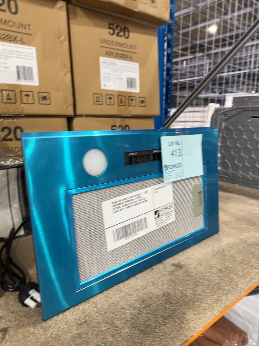 BRAND NEW BOXED TISIRA ARU52BX-L, 52CM UNDERMOUNT RANGEHOOD, 3 SPEED SETTINGS, 1000M3/H AIR FLOW, REAR LED LIGHTS WITH 12 MONTH WARRANTY RRP$699