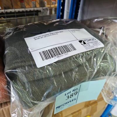 NEW SOFT OTTOMAN, 80CM X 30CM, MOSS (BEANS NOT INCLUDED) RRP9