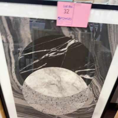 EX STAGING - ARTWORK, SOLD AS IS