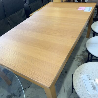 EX STAGING DINING TABLE, SOLD AS IS