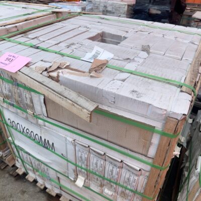 PALLET OF ICE WHITE MATTE TILES 300MM X 600MM