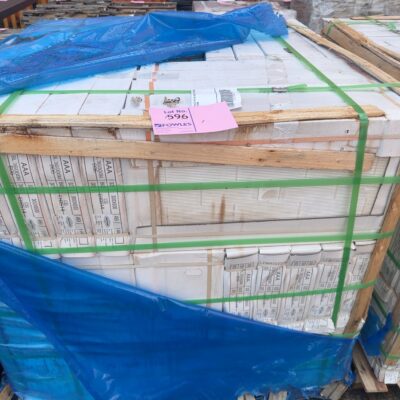 PALLET OF ICE WHITE MATTE TILES 300MM X 600MM