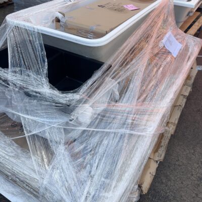 PALLET WITH 1700MM DROP IN BATHS, SHOWER WALL PANELS, GRANITE SINKS, TIMBER TOPS, SPOUTS ETC SOLD AS IS