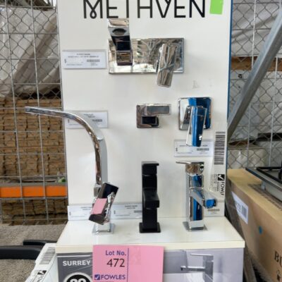 EX SHOWROOM TAP DISPLAY BOARDS - METHVEN TAPWARE SOLD AS IS