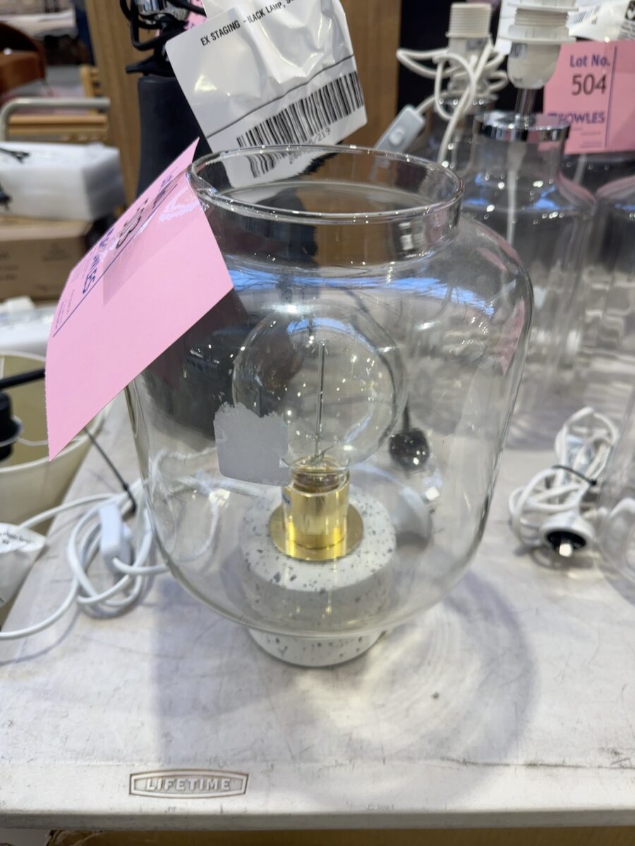EX STAGING - LAMP, SOLD AS IS