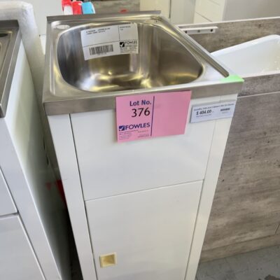 EX SHOWROOM  - EVERHARD 30 LITRE LAUNDRY CABINET, SOLD AS IS