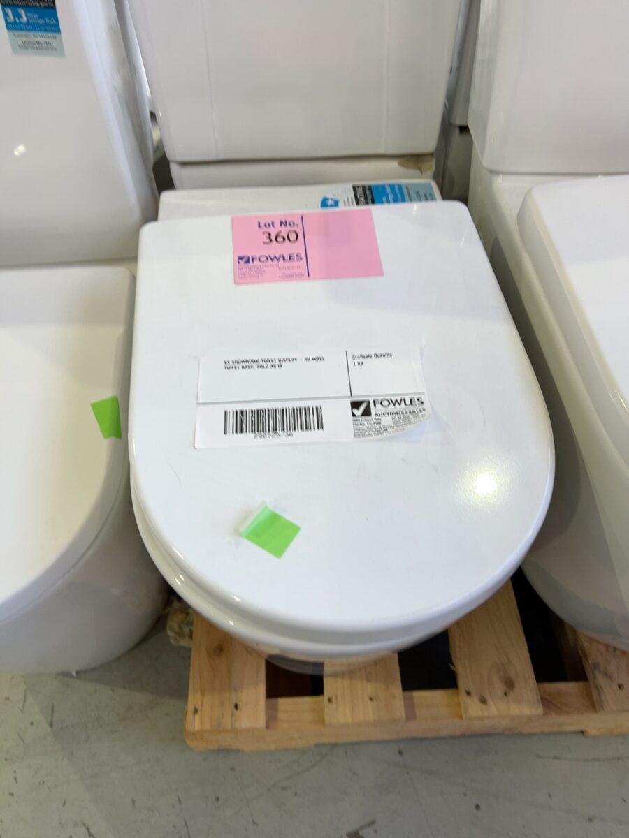 EX SHOWROOM TOILET DISPLAY - IN WALL TOILET BASE, SOLD AS IS
