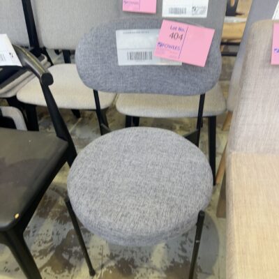 EX STAGING BLUE CHAIR, SOLD AS IS