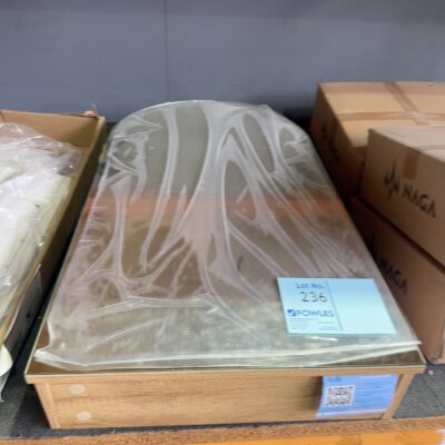 NEW CANTERBURY ARCH CARITA SHAVING CABINET, SSCAN-500-CR, RRP$ 649 **DAMAGED HINGE AND SIDE SOLD AS IS**