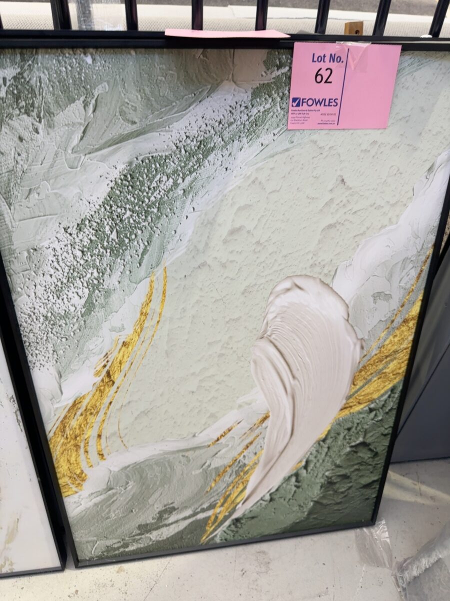 EX STAGING ARTWORK SOLD AS IS