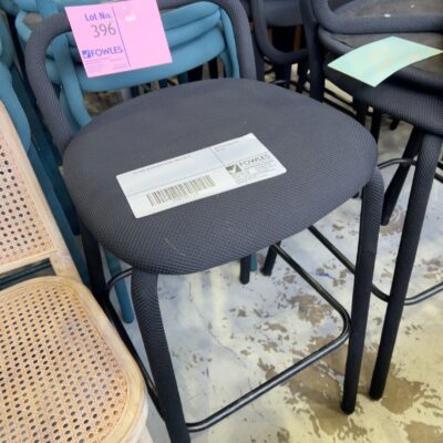 EX HIRE BLACK BAR STOOL SOLD AS IS