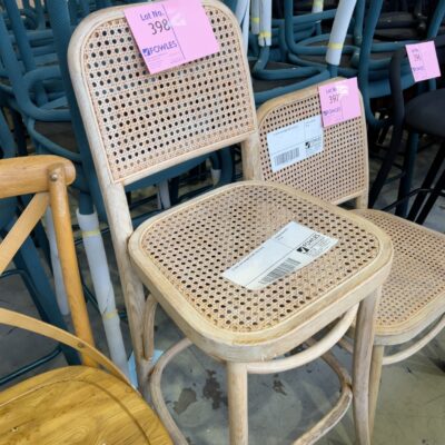EX HIRE RATTAN BAR STOOL SOLD AS IS