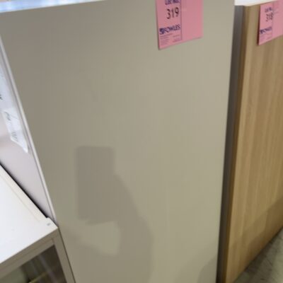 SAMPLE KITCHEN - GREY LAMINATE STORAGE CABINET, SOLD AS IS