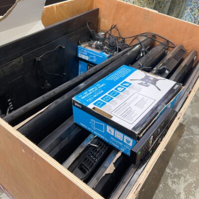 EX DISPLAY HOME -PALLET OF TELEVISIONS SOLD AS IS UNKNOWN WORKING CONDITION, UNTESTED, SOLD AS IS NO WARRANTY
