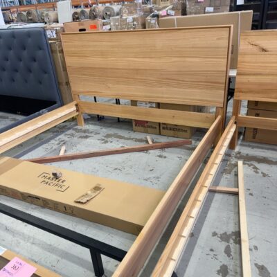 NEW NOAH KING SIZE BEDFRAME, MESSSMTE TIMBER