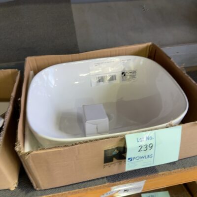 EX DISPLAY VANITY TOP, SOLD AS IS NO WARRANTY