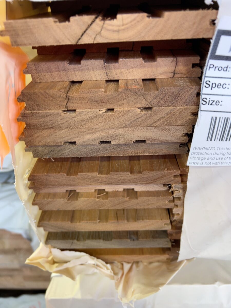 125X14 SPOTTED GUM FEATURE GRADE OVERLAY FLOORING