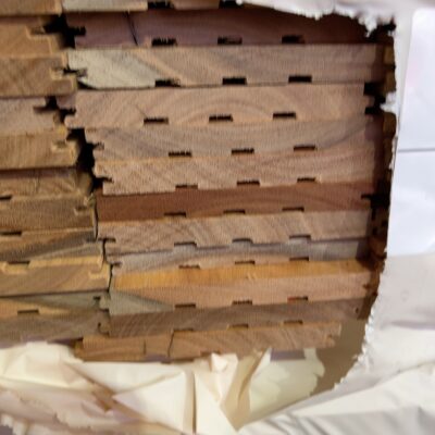 125X14 FEATURE GRADE SPOTTED GUM OVERLAY FLOORING