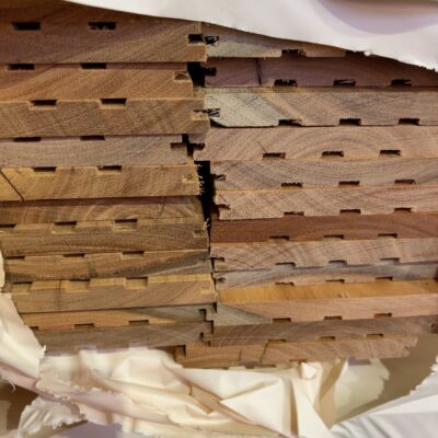 125X14 FEATURE GRADE SPOTTED GUM OVERLAY FLOORING