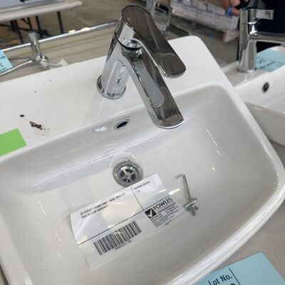 EX DISPLAY CAROMA VANITY BOWL WITH TAP SOLD AS IS NO WARRANTY