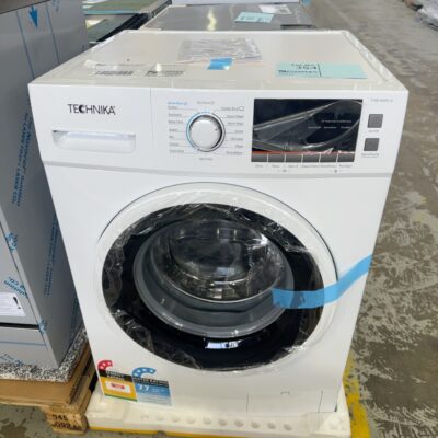 NEW TECHNIKA T75E1200FL-2, FRONT LOAD WASHING MACHINE 7.5KG SOLD AS IS NO WARRANTY