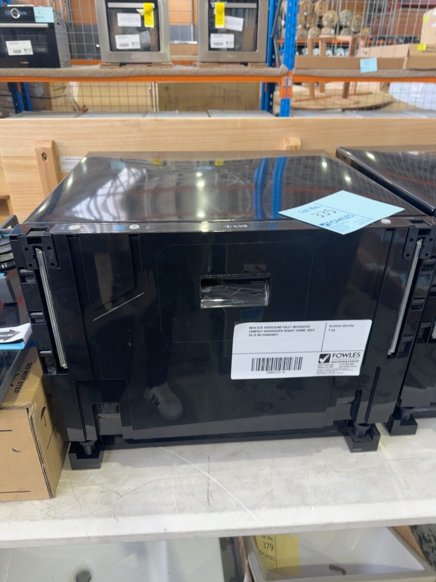 NEW ILVE IVDFI645/ND FULLY INTEGRATED COMPACT DISHWASHER HEIGHT 430MM, SOLD AS IS NO WARRANTY