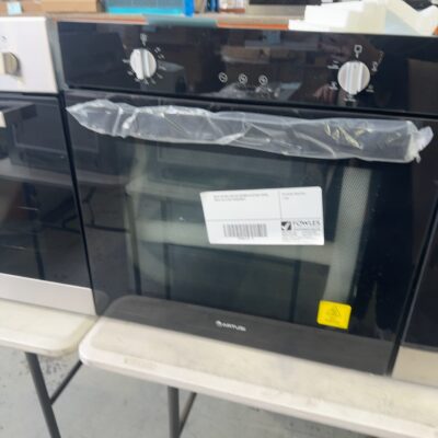 NEW ARTUSI AO676B 600MM ELECTRIC OVEN, SOLD AS IS NO WARRANTY