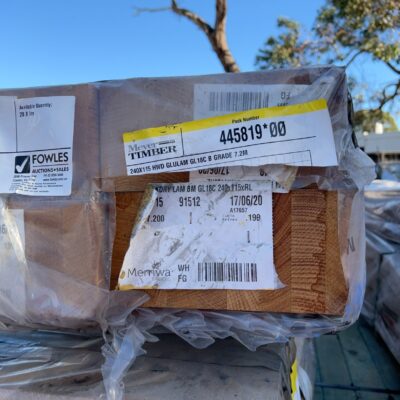 240X115 GL10 HARDWOOD LAMINATED BEAMS-4/7.2