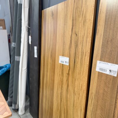 CLEARANCE LUCA 2100MM MARRI TIMBER DINING TABLE TOPS ONLY, SOLD AS IS **NO LEGS**