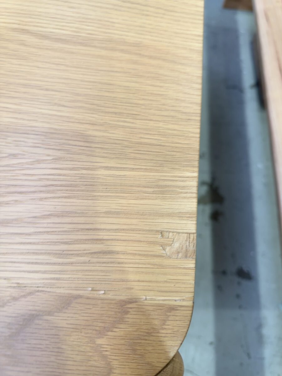 EX DISPLAY ARIES BUFETT, AMERICAN OAK 2000MM, WITH OPEN SHELF, RRP$2157 SOLD AS IS