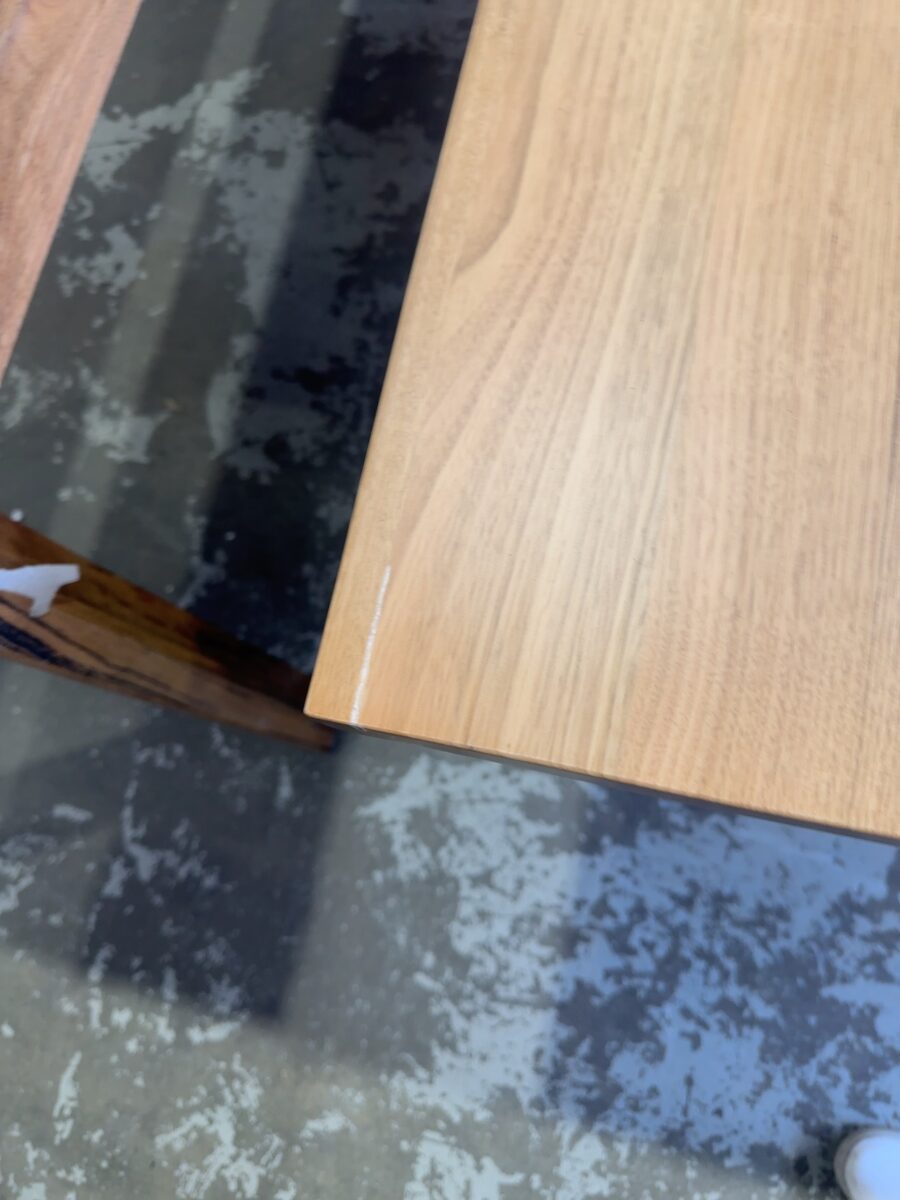 EX DISPLAY SOUTHWHARF TASMANIAN OAK 2000MM DINING TABLE SOLD AS IS