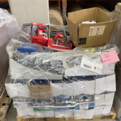 PALLET OF SCHLAGE DOOR LEVERS, PRIVACY, PASSAGE, ENTRANCE ETC, SOLD AS IS
