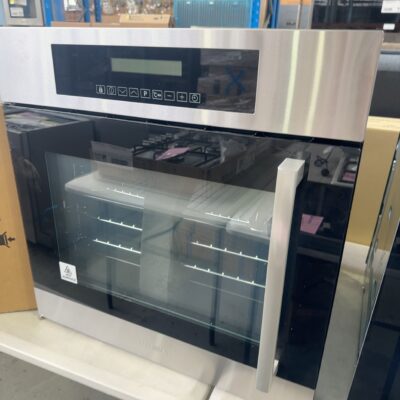 EX DISPLAY TECHNIKA TO106MDSTL 600MM ELECTRIC OVEN WITH SIDE OPENING DOOR, SOLD AS IS NO WARRANTY
