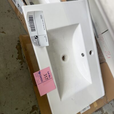EX DISPLAY VANITY TOP, SOLD AS IS NO WARRANTY