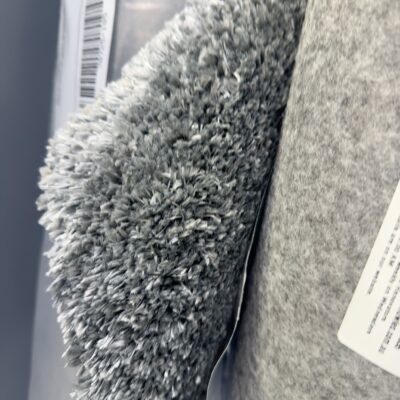 NEW EX DISPLAY GREY SHAGGY RUG, 160CM X 230CM MADE IN BELGIUM RRP$699