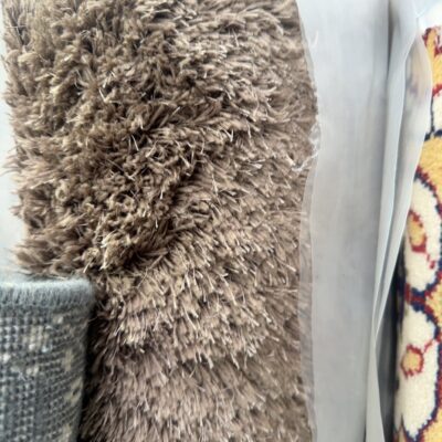 NEW NOAH SHAGGY RUG 200CM X 290CM - BROWN
