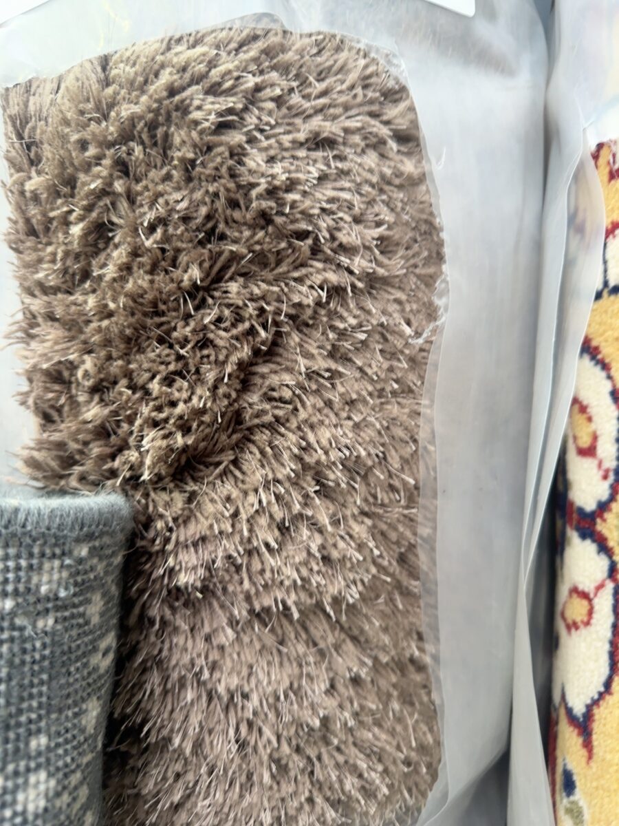 NEW NOAH SHAGGY RUG 200CM X 290CM - BROWN