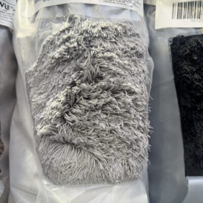NEW NOAH SHAGGY RUG 200CM X 290CM - SILVER
