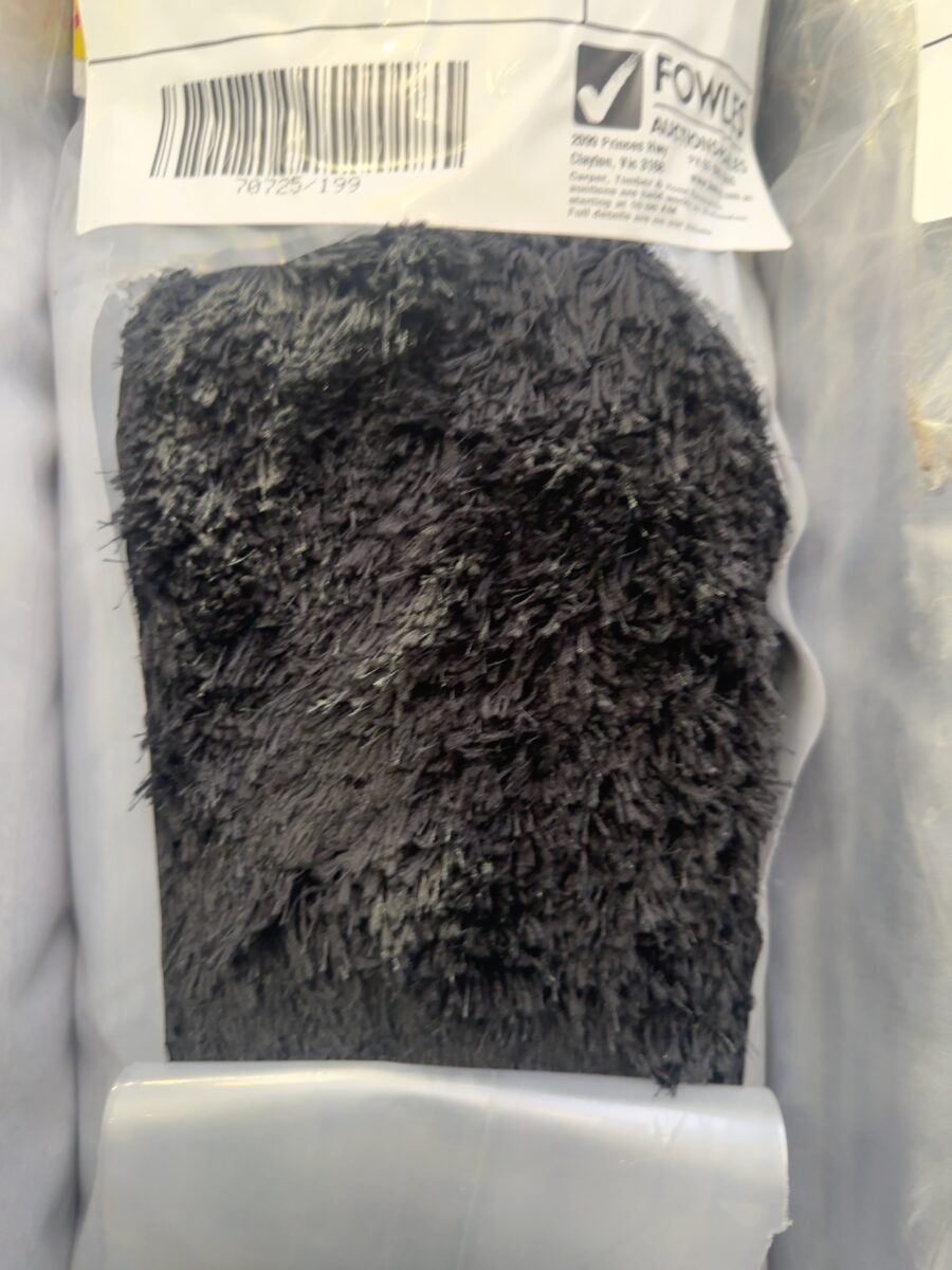 NEW NOAH SHAGGY RUG 200CM X 290CM - BLACK